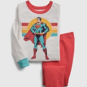 🆕️ babyGap DC Superman 100% Organic Cotton PJ Set